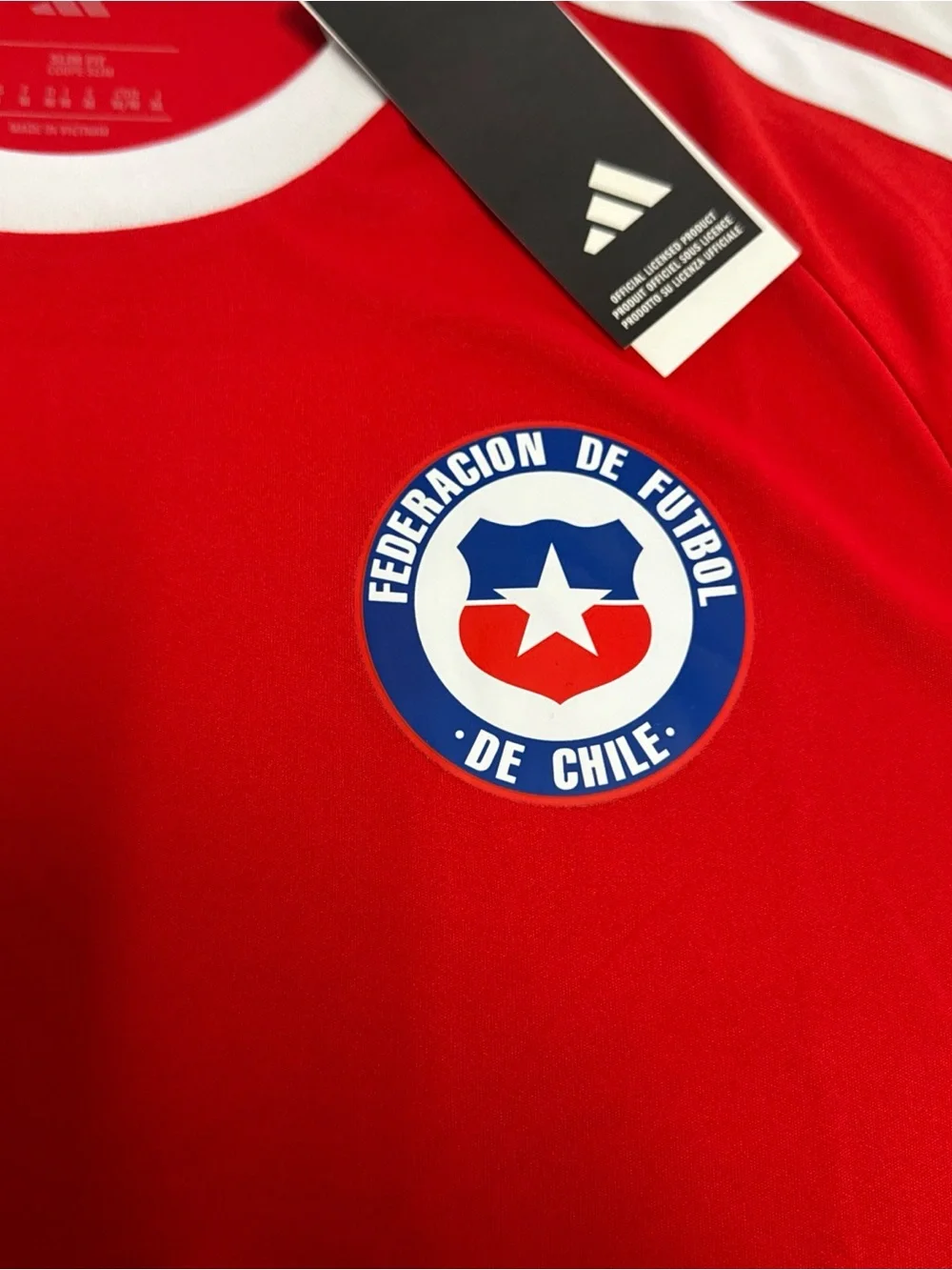 Chile Soccer 25/26 Home Jersey by Adidas Size M New With Tags Large $50